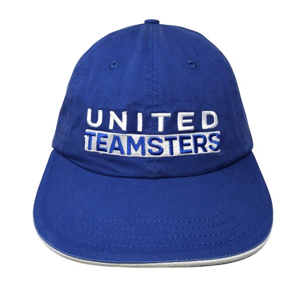 United Teamsters Slideback Baseball Cap Blue OS Adjustable Embroidered UnionWear - Picture 1 of 8